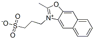 2-Methyl-3-(3-sulfopropyl)-naphth[2,3-d]oxazolium inner salt 结构式