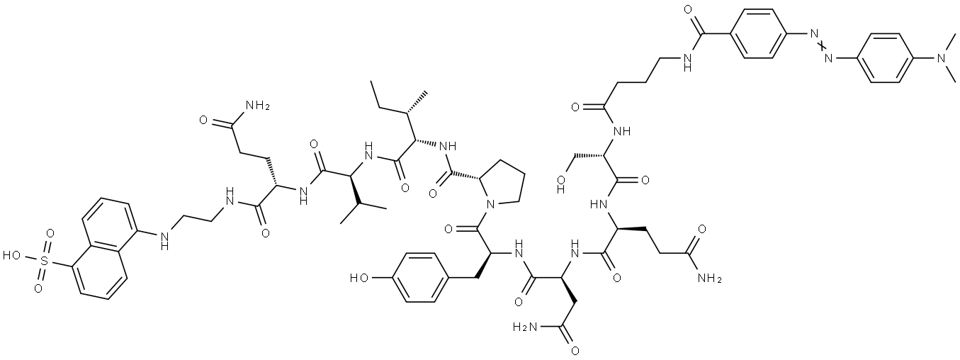 DABCYL-GAMMA-ABU-SER-GLN-ASN-TYR-PRO-ILE-VAL-GLN-EDANS