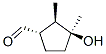 Cyclopentanecarboxaldehyde, 3-hydroxy-2,3-dimethyl-, (1alpha,2beta,3alpha)- (9CI) 结构式