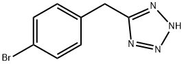 5-(4-BROMO-BENZYL)-2H-TETRAZOLE 结构式