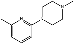 Piperazine, 1-methyl-4-(6-methyl-2-pyridinyl)- (9CI) 结构式