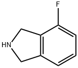 4-氟异吲哚 结构式