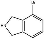 4-溴异吲哚啉盐酸盐 结构式