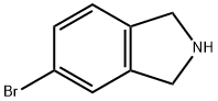 5-溴异二氢吲哚 结构式