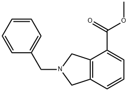 2-苄基异吲哚啉-4-甲酸甲酯 结构式