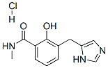 2-hydroxy-3-(3H-imidazol-4-ylmethyl)-N-methyl-benzamide hydrochloride 结构式