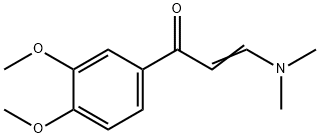1 - (3,4 -二甲氧基苯基)-3 - (二甲氨基) -2-丙烯-1-酮 结构式