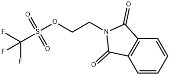 Methanesulfonic acid, trifluoro-, 2-(1,3-dihydro-1,3-dioxo-2H-isoindol-2-yl)ethyl ester 结构式