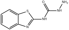 Hydrazinecarboxamide, N-2-benzothiazolyl- (9CI) 结构式