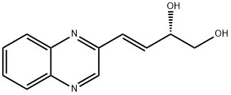 4-(2-Quinoxalinyl-3-butene-1,2-diol 结构式