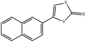 4-(2-NAPHTHYL)-1,3-DITHIOL-2-THIONE 结构式