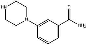 3-(哌嗪-1-基)苯甲酰胺 结构式