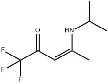 1,1,1-三氟-4-(异丙基氨基)戊-3-烯-2-酮 结构式