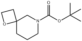 2,5-二氧杂-8-氮杂螺[3,5]壬烷-8-甲酸叔丁酯 结构式