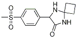 7-(4-甲砜基苯基)-5,8-二氮杂螺[3.4]辛烷-6-酮 结构式