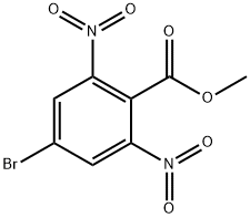 2,6-二硝基-4-溴苯甲酸甲酯 结构式