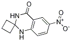 6-硝基螺[1,2,3,4-四氢喹唑啉-2,1'-环丁烷]-4-酮 结构式