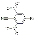 2,6-二硝基-4-溴苯腈 结构式