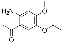 Ethanone, 1-(2-amino-5-ethoxy-4-methoxyphenyl)- (9CI) 结构式