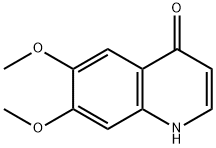 6,7-二甲氧基-1H-喹啉-4-酮 结构式