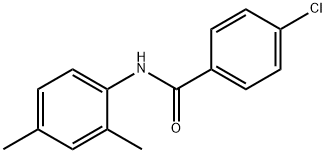 4-氯-N-(2,4-二甲基苯基)苯甲酰胺 结构式