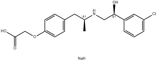 BRL 37344 SODIUM SALT HYDRATE 结构式