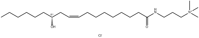 蓖麻醇酸酰胺丙基三甲基氯化铵 结构式