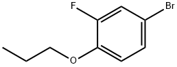 4-溴-2-氟-1-正丙氧基苯 结构式
