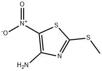 4-AMINO-2-METHYLTHIO-5-NITROTHIAZOLE 结构式