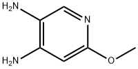 6-甲氧基吡啶-3,4-二胺 结构式