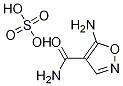 5-氨基异噁唑-4-甲酰胺氢硫酸盐 结构式