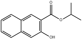 2-Naphthalenecarboxylic acid, 3-hydroxy-, 1-Methylethyl ester 结构式