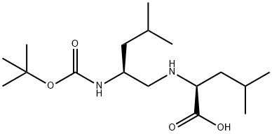 BOC-LEU-(R)-LEU-OH 结构式