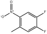 2-硝基-4,5-二氟甲苯 结构式