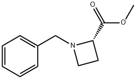 Methyl (2S)-1-benzylazetidine-2-carboxylate 结构式