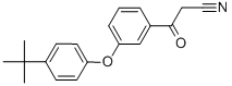3-[4-(1,1-DIMETHYLETHYL)PHENOXY]-BETA-OXO-BENZENEPROPANENITRILE 结构式