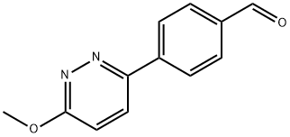 4-(6-Methoxypyridazin-3-yl)benzaldehyde 结构式