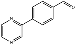 4-PYRAZIN-2-YLBENZALDEHYDE 结构式