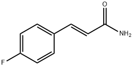 3-(4-氟苯基)-2-丙烯酰胺 结构式