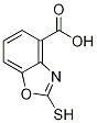 2-Mercapto-benzooxazole-4-carboxylic acid 结构式