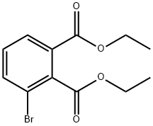 1,2-Benzenedicarboxylic acid, 3-broMo-, 1,2-diethyl ester 结构式