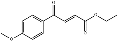 (E)-ETHYL 4-(4-METHOXYPHENYL)-4-OXOBUT-2-ENOATE 结构式