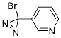 Pyridine, 3-(3-bromo-3H-diazirin-3-yl)- (9CI) 结构式