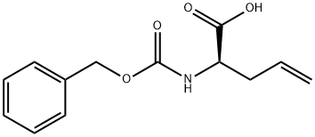 N-CBZ-D-烯丙基甘氨酸 结构式