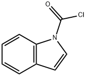 1H-Indole-1-carbonyl chloride (9CI) 结构式