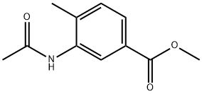 METHYL 3-ACETAMIDO-4-METHYLBENZOATE 结构式