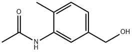 N-(5-(HYDROXYMETHYL)-2-METHYLPHENYL)ACETAMIDE 结构式