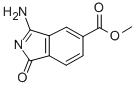 1H-Isoindole-5-carboxylicacid,3-amino-1-oxo-,methylester(9CI) 结构式