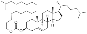 胆甾烯基异硬脂酰基碳酸酯 结构式