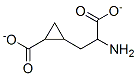 2-amino-4,5-methanoadipate 结构式